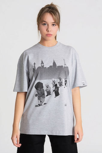 camiseta moda urbana chica